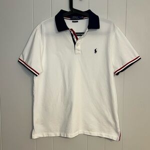 Polo, Ralph‎ Lauren, red white and blue polo size L